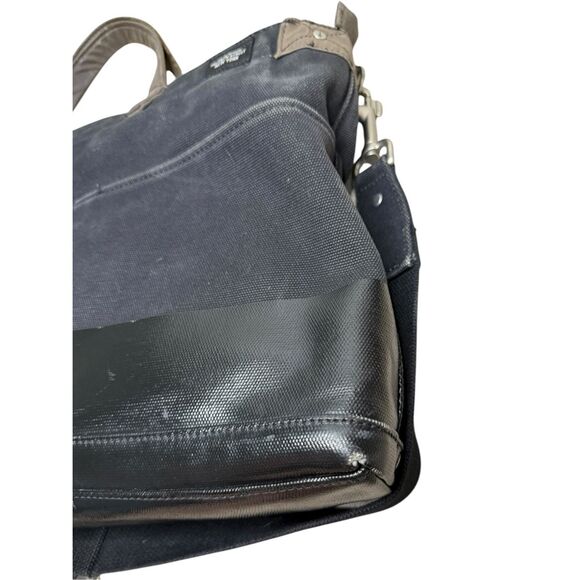 JACK SPADE Dipped Canvas York Briefcase Messenger Bag Distressed Hipster School - Picture 10 of 11